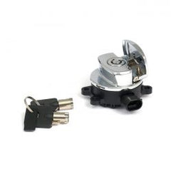 MCS 11-Up Ignition Switch, Side Hinge Type. Chrome