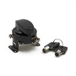 MCS FL Style Ignition Switch. 5-Pole, Round Key, Black