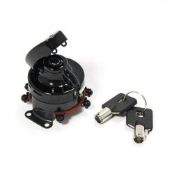 MCS FL Style Ignition Switch, Electronic. Round Key, Black