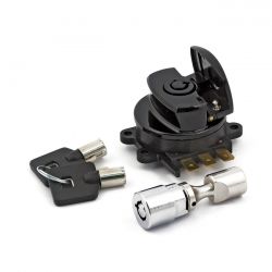 MCS 96-Up Ignition Switch, Side Hinge Type. Black