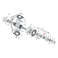 MCS Ball Bearing, Generator Drive End