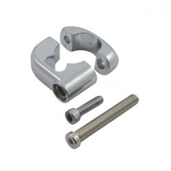 MCS Front Turn Signal Mount. Chrome