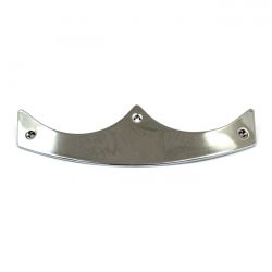 MCS Front Fender Tip, Smooth. Chrome
