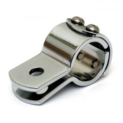 MCS 3-Piece Clamp 1-1/8". Chrome Steel