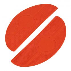MCS Oval Repl. Pads, Floorboards. Red