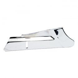 MCS Lower Rear Belt Guard. Chrome