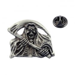 MCS Skull Pin Reaper Front Pin Adhesive Emblem