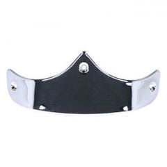 MCS Front Fender Tip, Smooth. Chrome