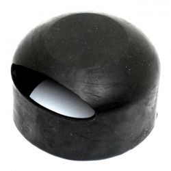 MCS Black Rubber End Cap, Solenoid