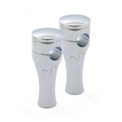 MCS Talon Aluminum Riser Kit, 4" Rise. Chrome