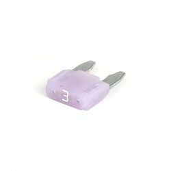 MCS Mini Fuse With Led Indicator. Violet. 3A