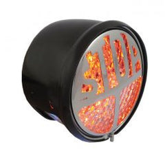 MCS Stop Led Taillight. Black. Clear Lens
