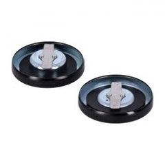 MCS Gas Cap Set, Late Style. Gloss Black