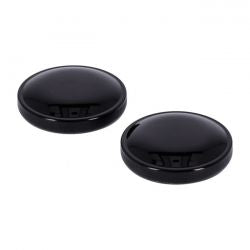 MCS Gas Cap Set, Late Style. Gloss Black