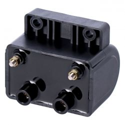 MCS Late OEM Style Ignition Coil. 12V, 4 Ohm. Black