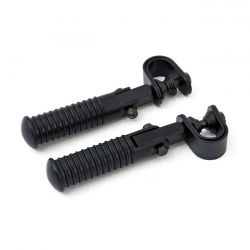 MCS O-Ring Foot Peg Set. Clamp-On. Chrome