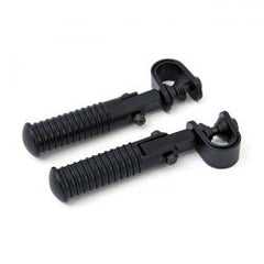 MCS O-Ring Foot Peg Set. Clamp-On. Chrome