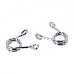 MCS Scissor Solo Seat Springs, Chrome 3"