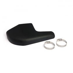 MCS FL Shovel Horizontal Crossover Heat Shield Black
