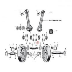 MCS Woodruff Keys, Crankpin