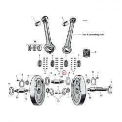 MCS Woodruff Keys, Crankpin