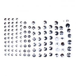 MCS Smoothtopps, Push-On Cover Set (111Pc). Chrome