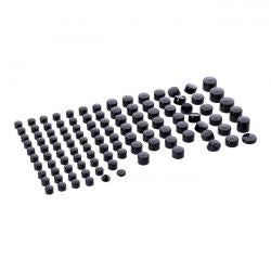 MCS Smoothtopps, Push-On Cover Set (111Pc). Black