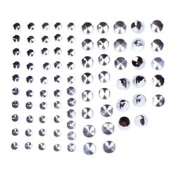 MCS Smoothtopps, Push-On Cover Set (83Pc). Chrome