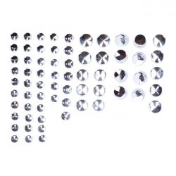 MCS Smoothtopps, Push-On Cover Set (76Pc). Chrome