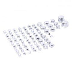 MCS Smoothtopps, Push-On Cover Set (81Pc). Chrome