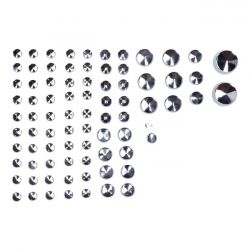 MCS Smoothtopps, Push-On Cover Set (81Pc). Chrome