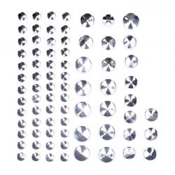 MCS Smoothtopps, Push-On Cover Set (77Pc). Chrome