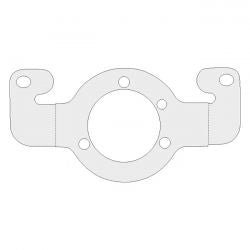 MCS Air Cleaner Adapter Bracket. Chrome