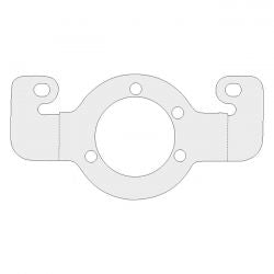 MCS Air Cleaner Adapter Bracket. Chrome