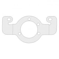MCS Air Cleaner Adapter Bracket. Chrome