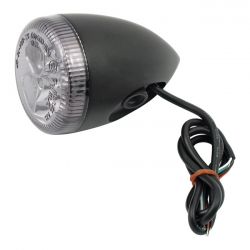 MCS 3-1 Led Bullet Taillight / Turn Signal Combo. Black. Smoke