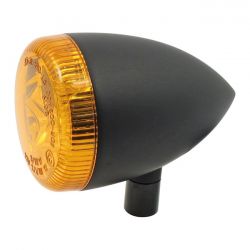 MCS 3-1 Led Bullet Taillight / Turn Signal Combo. Black. Amber