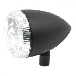 MCS 3-1 Led Bullet Taillight / Turn Signal Combo. Black. Clear
