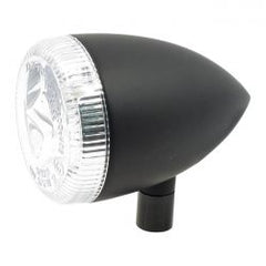 MCS 3-1 Led Bullet Taillight / Turn Signal Combo. Black. Clear