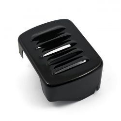 MCS Custom Coil Cover, Louvered. Black