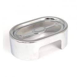 MCS Voltage Regulator/Rectifier Cover. Chrome