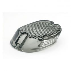 MCS Laydown Taillight Lens. Light Smoke