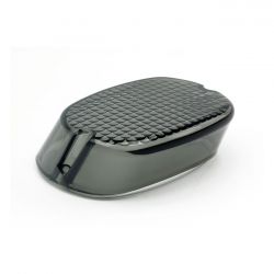 MCS Laydown Taillight Lens. Light Smoke