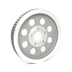 MCS Reproduction OEM Style Wheel Pulley 61T, 1-1/8" Belt. Silver