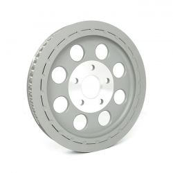 MCS Reproduction OEM Style Wheel Pulley 61T, 1-1/8" Belt. Silver