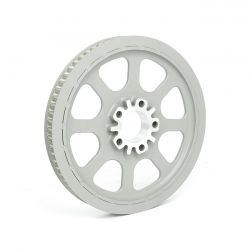 MCS Reproduction OEM Style Wheel Pulley 70T, 1-1/8" Belt. Silver