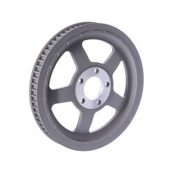 MCS Reproduction OEM Style Wheel Pulley 68T, 1-1/8" Belt. Silver