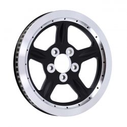 MCS Reproduction OEM Style Wheel Pulley, 68T. Black Cc