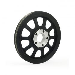 MCS Reproduction OEM Style Wheel Pulley 66T, 20mm Belt. Black