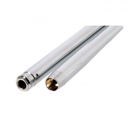 MCS Fork Tubes 35mm, 25-1/4". Show Chrome